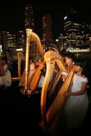 Harpist Magdalene Wong