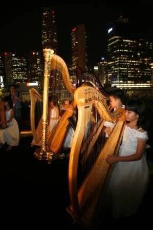 Harpist Magdalene Wong